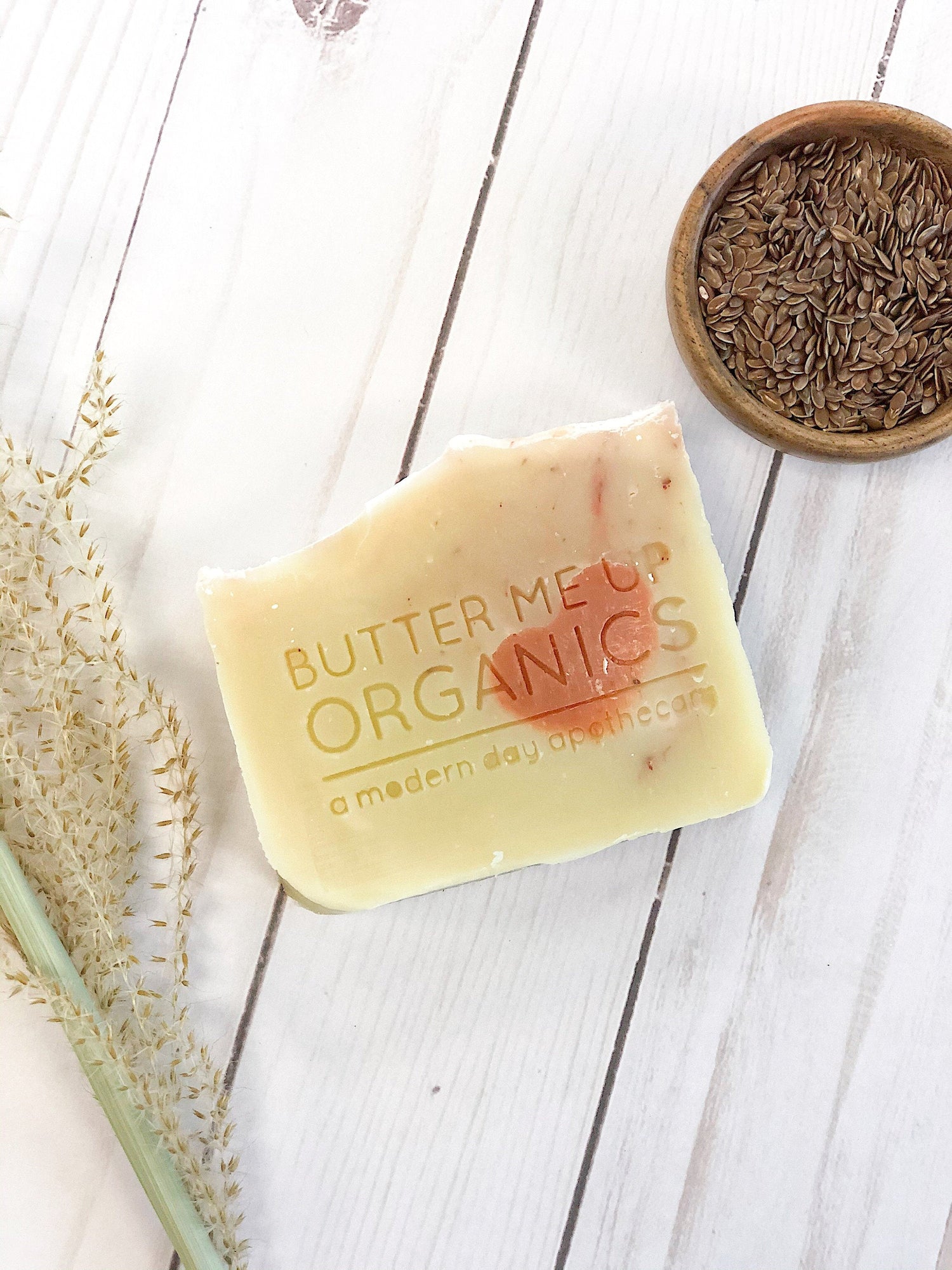 Butter Me Up Organics Love Soap Organic Moisturizing Soap with Hidden Heart for Self-Care - Health & Beauty > Personal Care > Cosmetics > Bath & Body > Bar Soap Soap