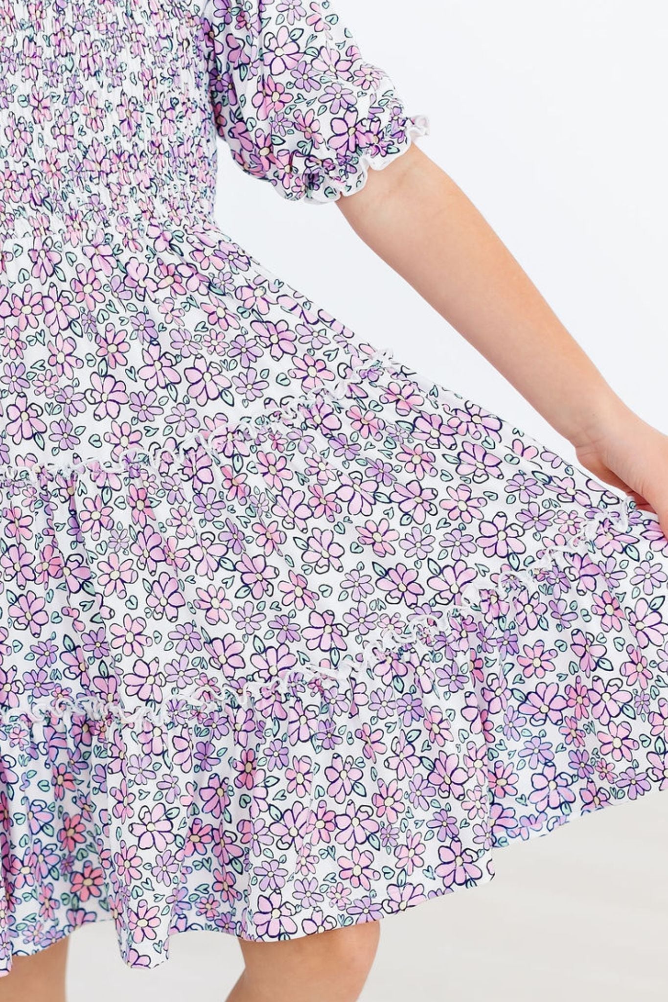 Lovely Lavender Smocked Ruffle Dress Mila Rose for Girls Mila & Rose ® Everetts Place: Online Boutique
