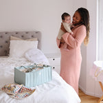 Versatile Quilted Diaper Caddy - Nursery Organizer by Mushie
