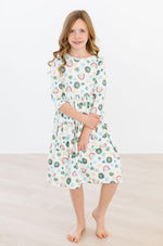 Mila & Rose ® Luck Of The Irish Three Quarter Sleeve Pocket Twirl Dress - Everetts Place Boutique - 