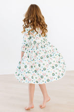 Mila & Rose ® Luck Of The Irish Three Quarter Sleeve Pocket Twirl Dress - Everetts Place Boutique - 