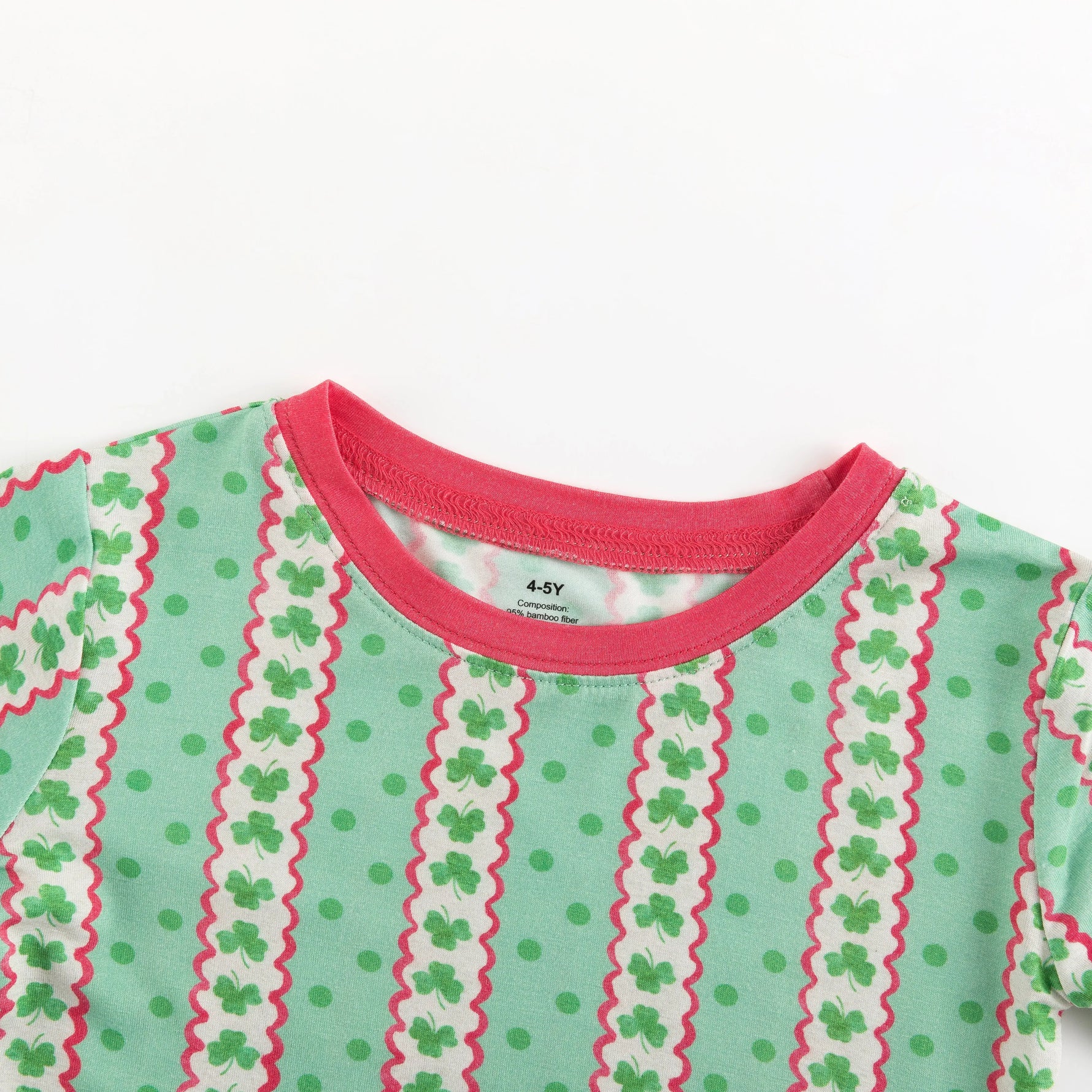 Dreamlet Dreamlet Lucky Clovers Two Piece Set Soft Breathable Outfit - Apparel & Accessories > Clothing > Baby & Toddler Clothing > Baby & Toddler Sleepwear Two Piece PJs