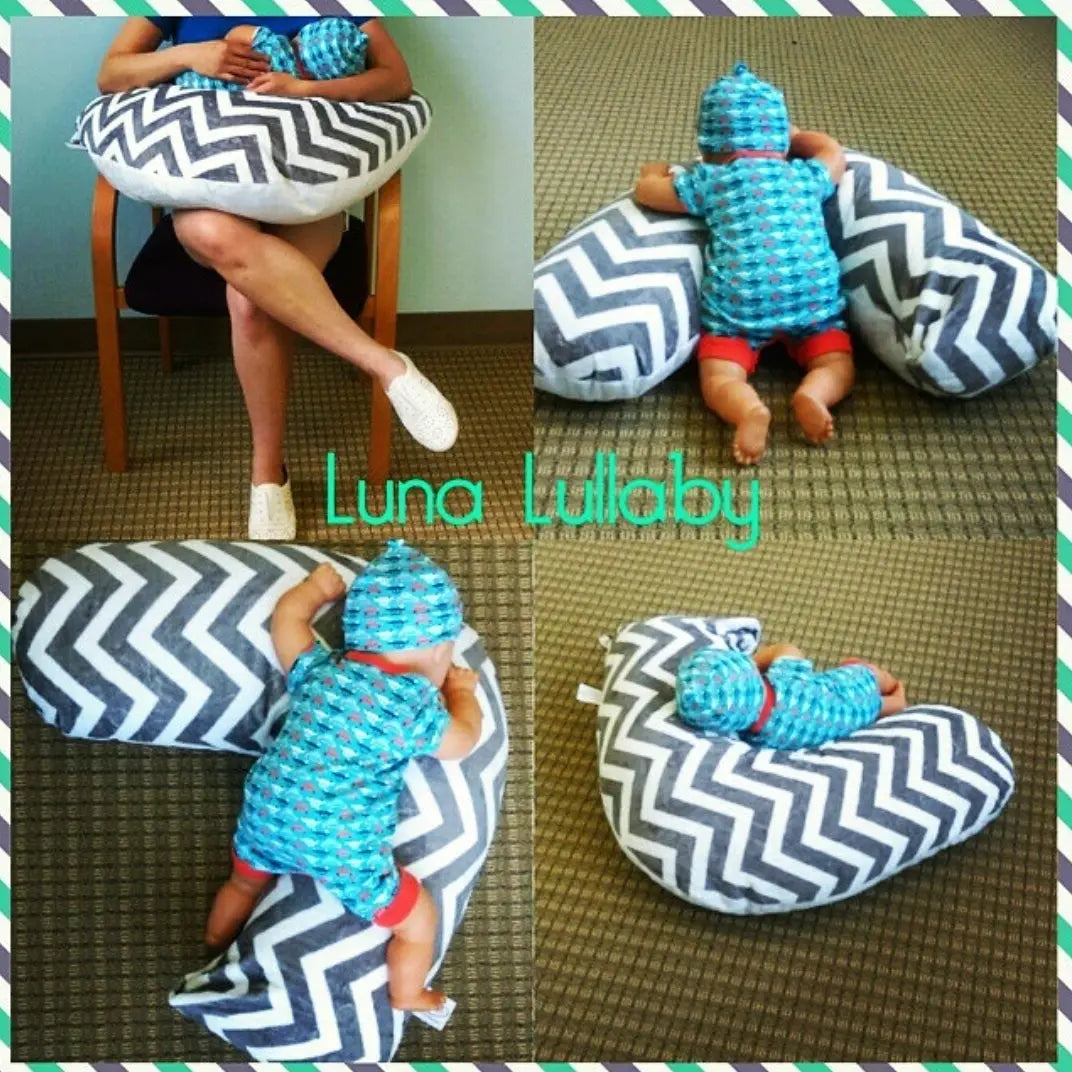Luna Lullaby Luna Lullaby CoolTex Nursing Pillow Cover Fold Over Design - Baby & Toddler > Nursing & Feeding > Nursing Pillows Luna Lullaby Nursing Pillow Covers