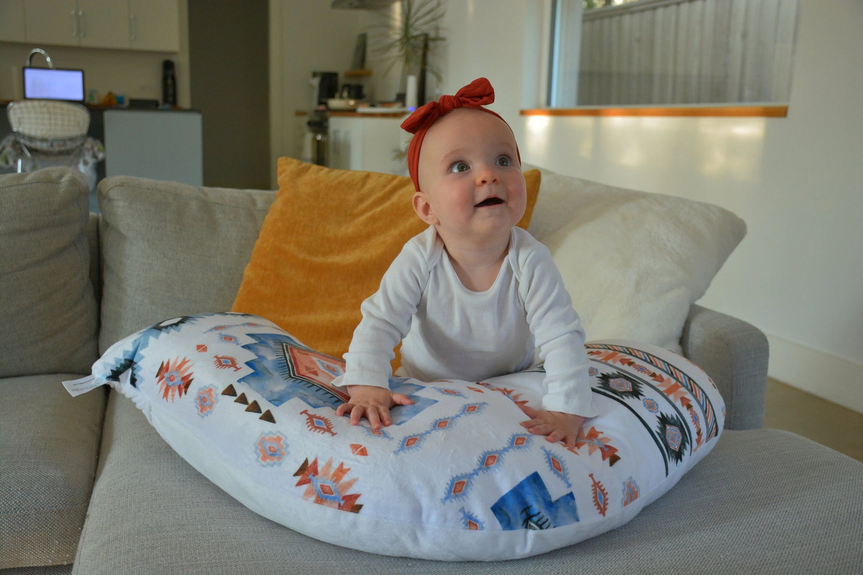 Luna Lullaby Luna Lullaby Nursing Pillow Black And White Buffalo Check - Baby & Toddler > Nursing & Feeding > Nursing Pillows Luna Lullaby Nursing Pillow