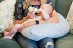 Luna Lullaby Luna Lullaby Nursing Pillow Blue Dot Comfort Positioning - Baby & Toddler > Nursing & Feeding > Nursing Pillows Luna Lullaby Nursing Pillow