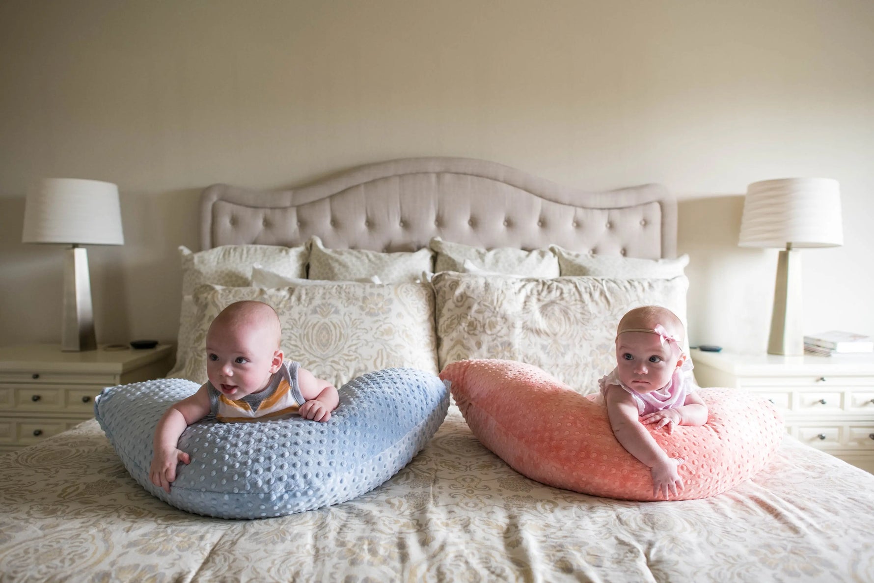 Luna Lullaby Luna Lullaby Nursing Pillow Blue Dot Comfort Positioning - Baby & Toddler > Nursing & Feeding > Nursing Pillows Luna Lullaby Nursing Pillow