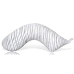 Luna Lullaby Luna Lullaby Nursing Pillow Cover Grey Stripe Hypoallergenic - Baby & Toddler > Nursing & Feeding > Nursing Pillow Covers Luna Lullaby Nursing Pillow Covers