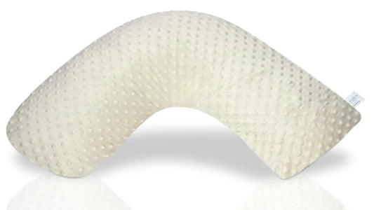 Luna Lullaby Nursing Pillow Cover Ivory Dot Soft Plush Minky Luna Lullaby Everetts Place: Online Boutique