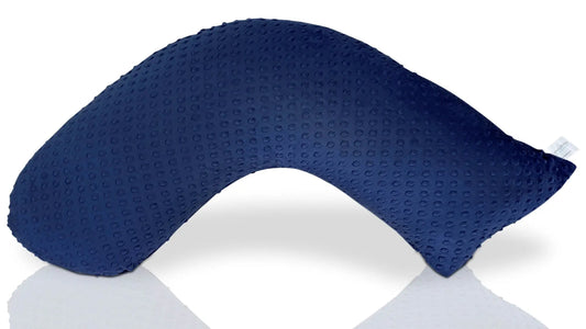 Luna Lullaby Nursing Pillow Cover Navy Dot Soft Minky Luna Lullaby Everetts Place: Online Boutique