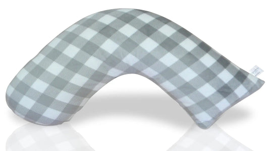 Luna Lullaby Nursing Pillow Grey And White Buffalo Check Luna Lullaby Everetts Place: Online Boutique