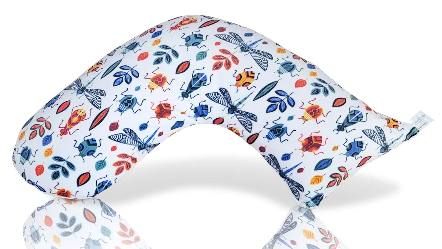 Luna Lullaby Luna Lullaby Nursing Pillow Modern Bugs Award Winning - Baby & Toddler > Nursing & Feeding > Nursing Pillows Luna Lullaby Nursing Pillow