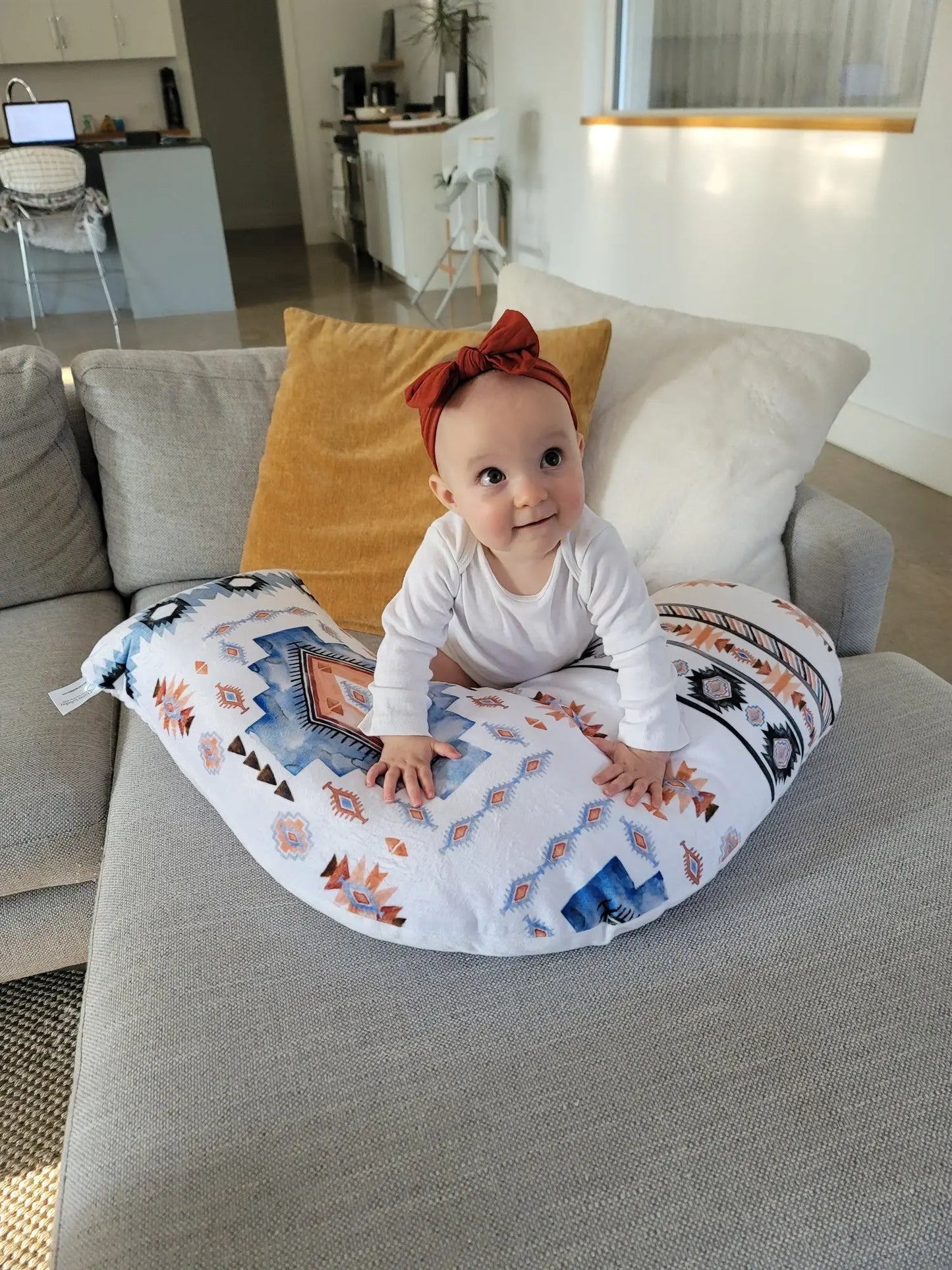 Luna Lullaby Luna Lullaby Nursing Pillow Modern Bugs Award Winning - Baby & Toddler > Nursing & Feeding > Nursing Pillows Luna Lullaby Nursing Pillow