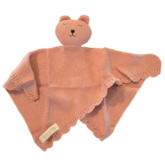 Luna Lullaby Snuggle Lovie Bunny Bear Medium Pink Lovey Luna Lullaby Everetts Place: Online Boutique