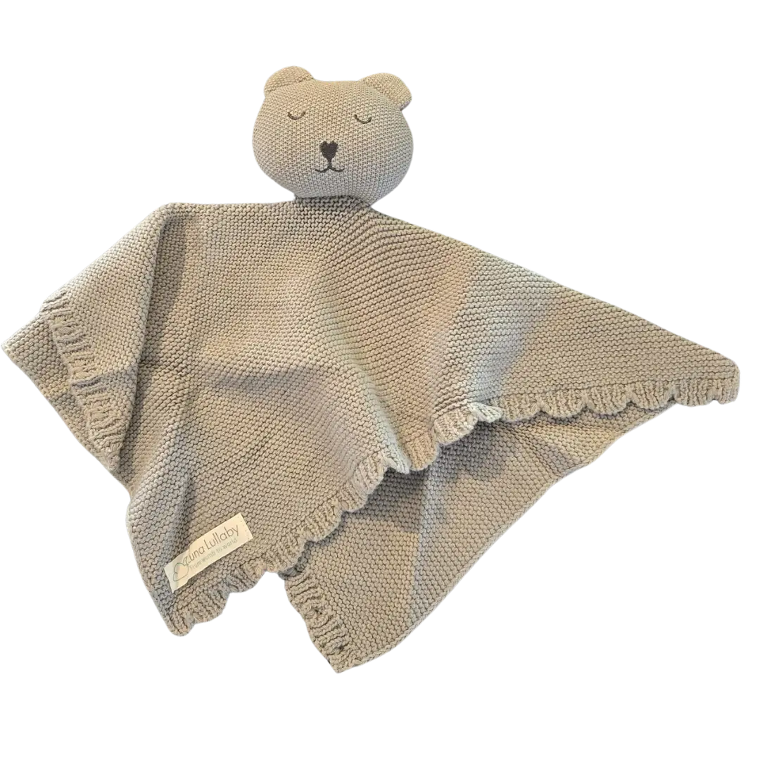 Luna Lullaby Luna Lullaby Snuggle Lovie Soft Grey Baby Comfort Everyday - Baby & Toddler > Baby Gift Sets Snuggle Lovie