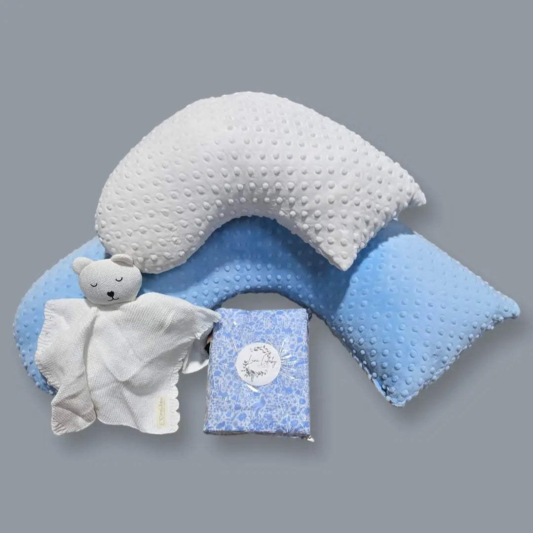 Luna Lullaby Luna Lullaby Summer Fun Baby Bundle Blue Dot Ivory Dot - Baby & Toddler > Baby Gift Sets Luna Lullaby Spring Bundle