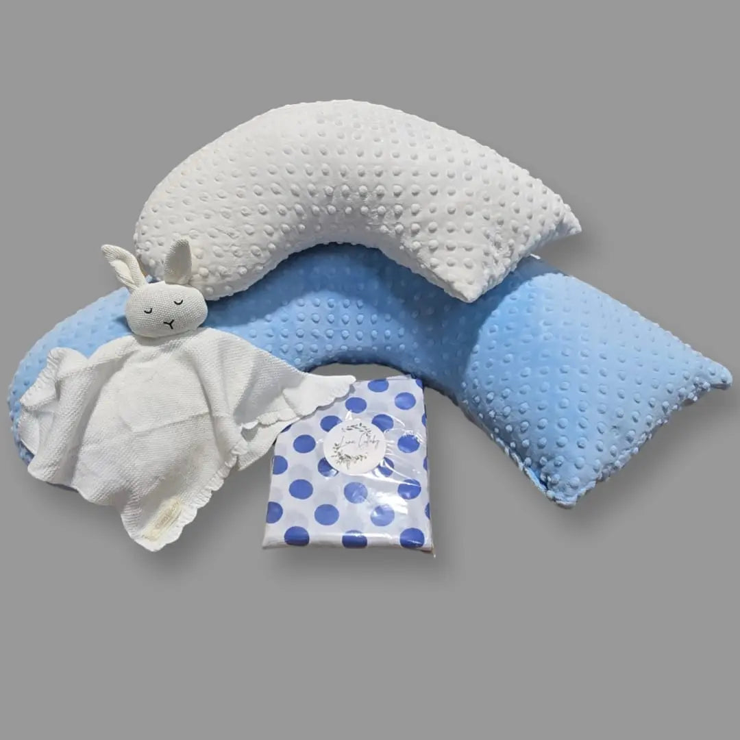 Luna Lullaby Luna Lullaby Summer Fun Baby Bundle Blue Dot Ivory Dot - Baby & Toddler > Baby Gift Sets Luna Lullaby Spring Bundle