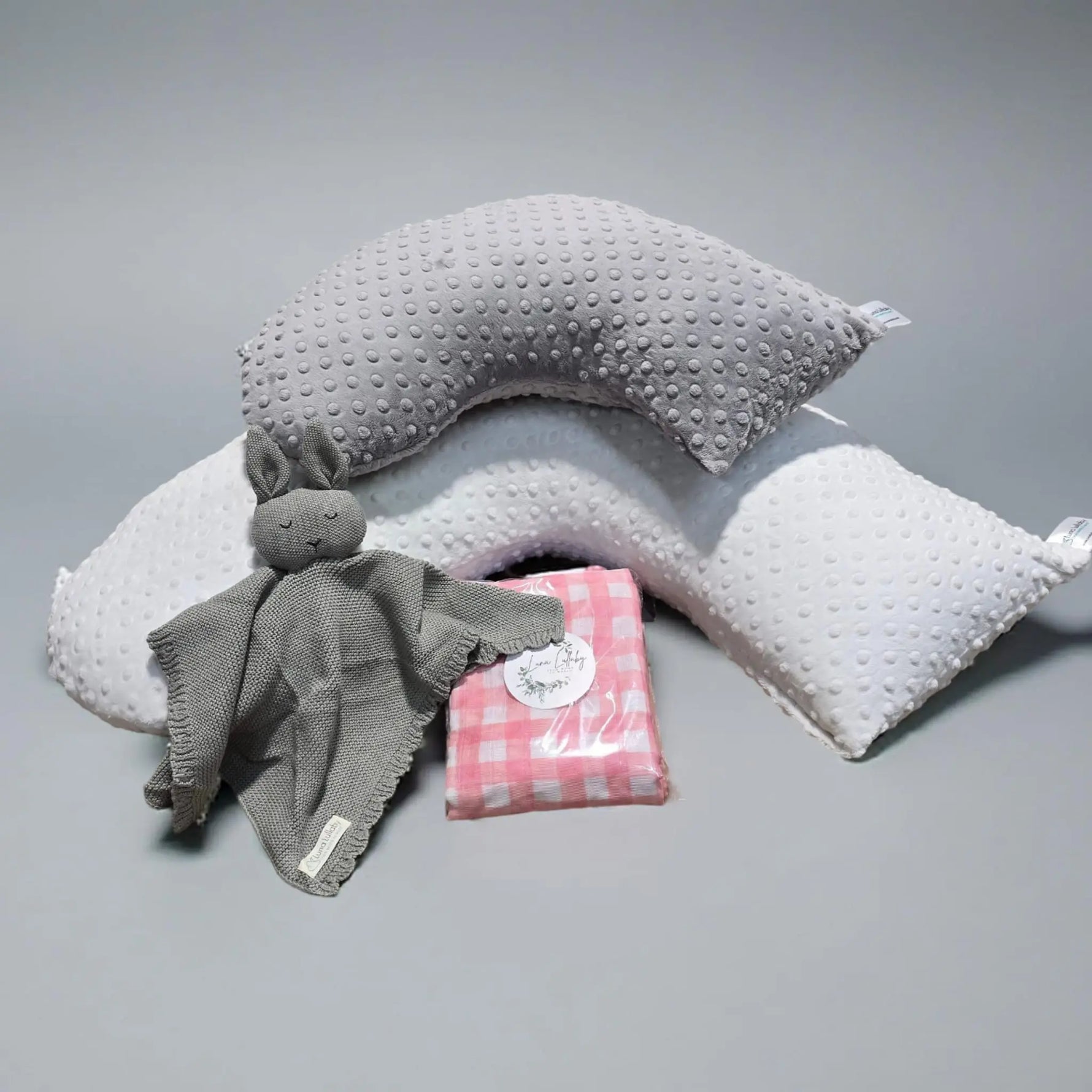 Luna Lullaby Luna Lullaby Summer Fun Baby Bundle Ivory Dot And Grey Dot - Baby & Toddler > Baby Gift Sets Luna Lullaby Spring Bundle