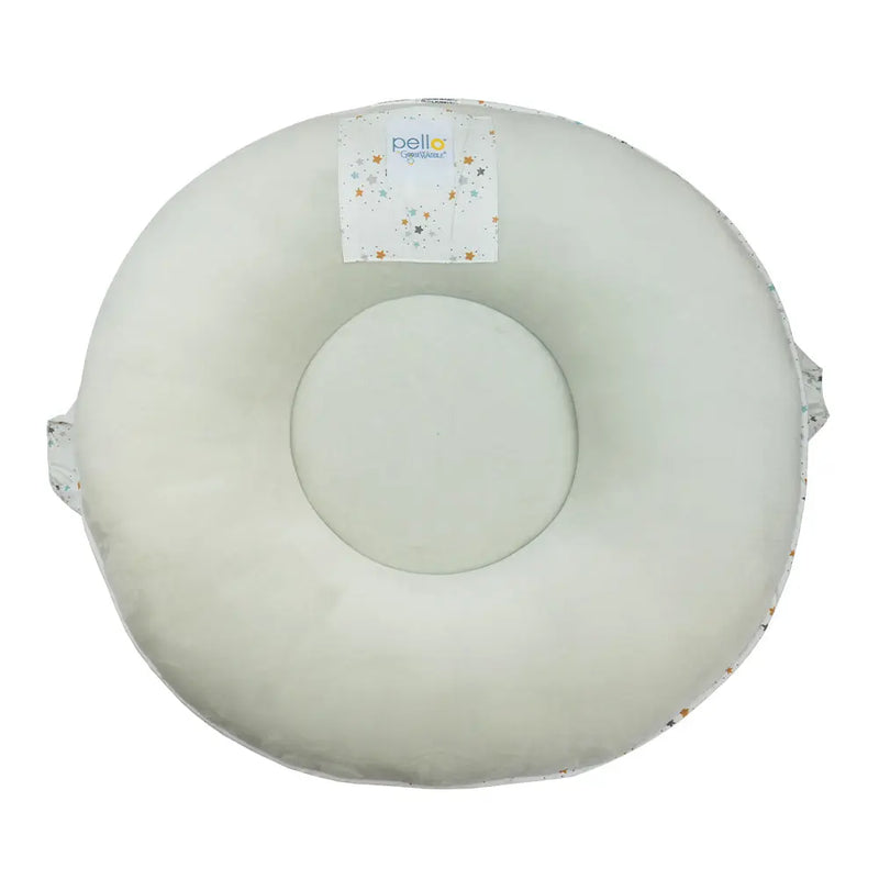 Lunar Gray Floor Cushion Goosewaddle® | Newborn Baby Blankets Toys Teethers Bibs & More