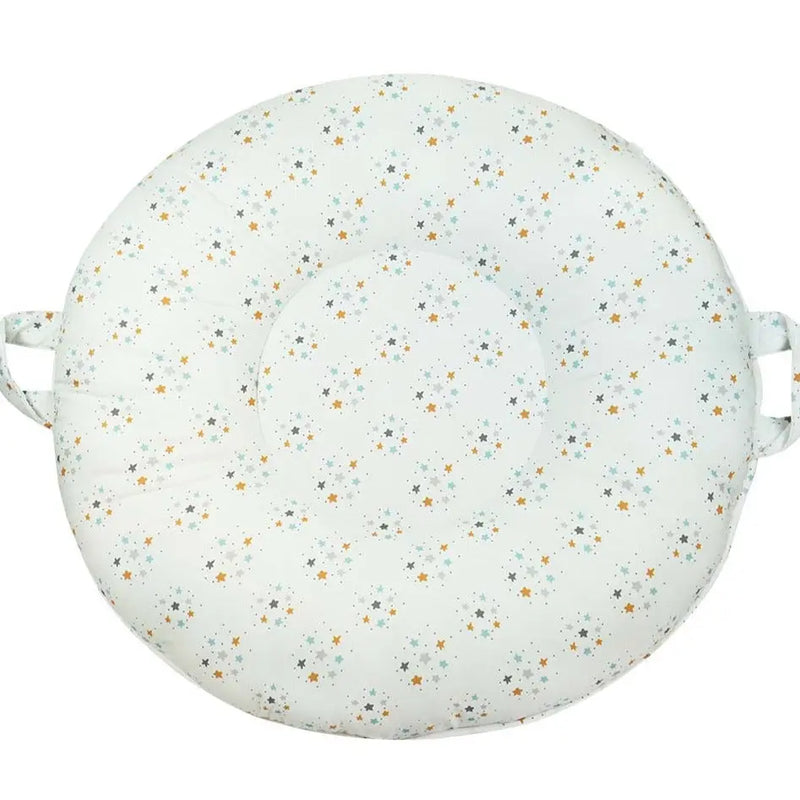 Lunar Gray Floor Cushion Goosewaddle® | Newborn Baby Blankets Toys Teethers Bibs & More