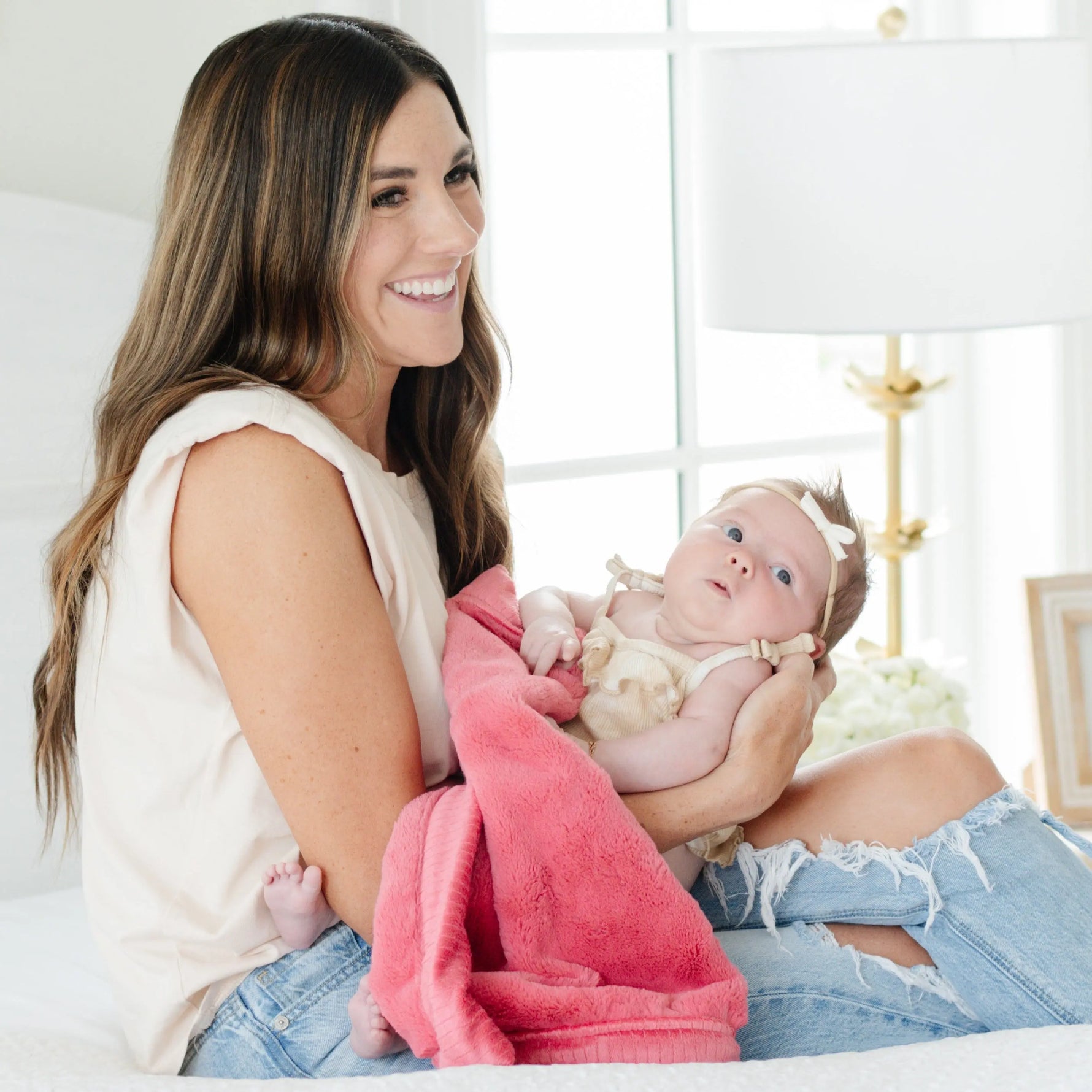 Lush Receiving Blankets Soft Comfort For All Ages Family Saranoni Everetts Place Boutique 55.00