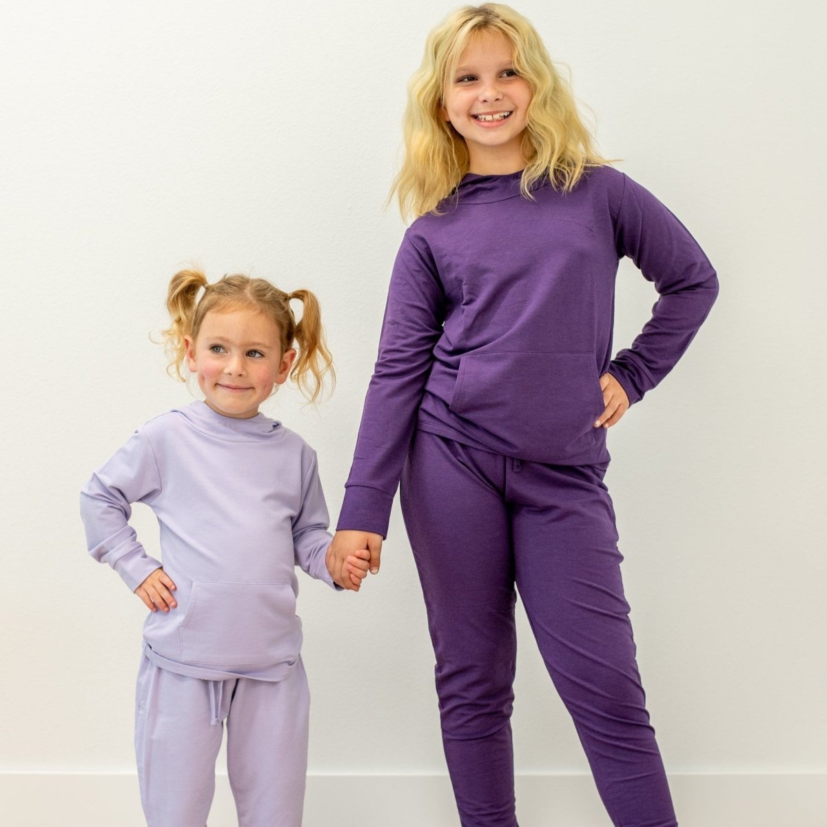 Sweet Bamboo Luxaboo Cozy Hooded Jogger Set for Kids with Pockets - Everetts Place Boutique - 