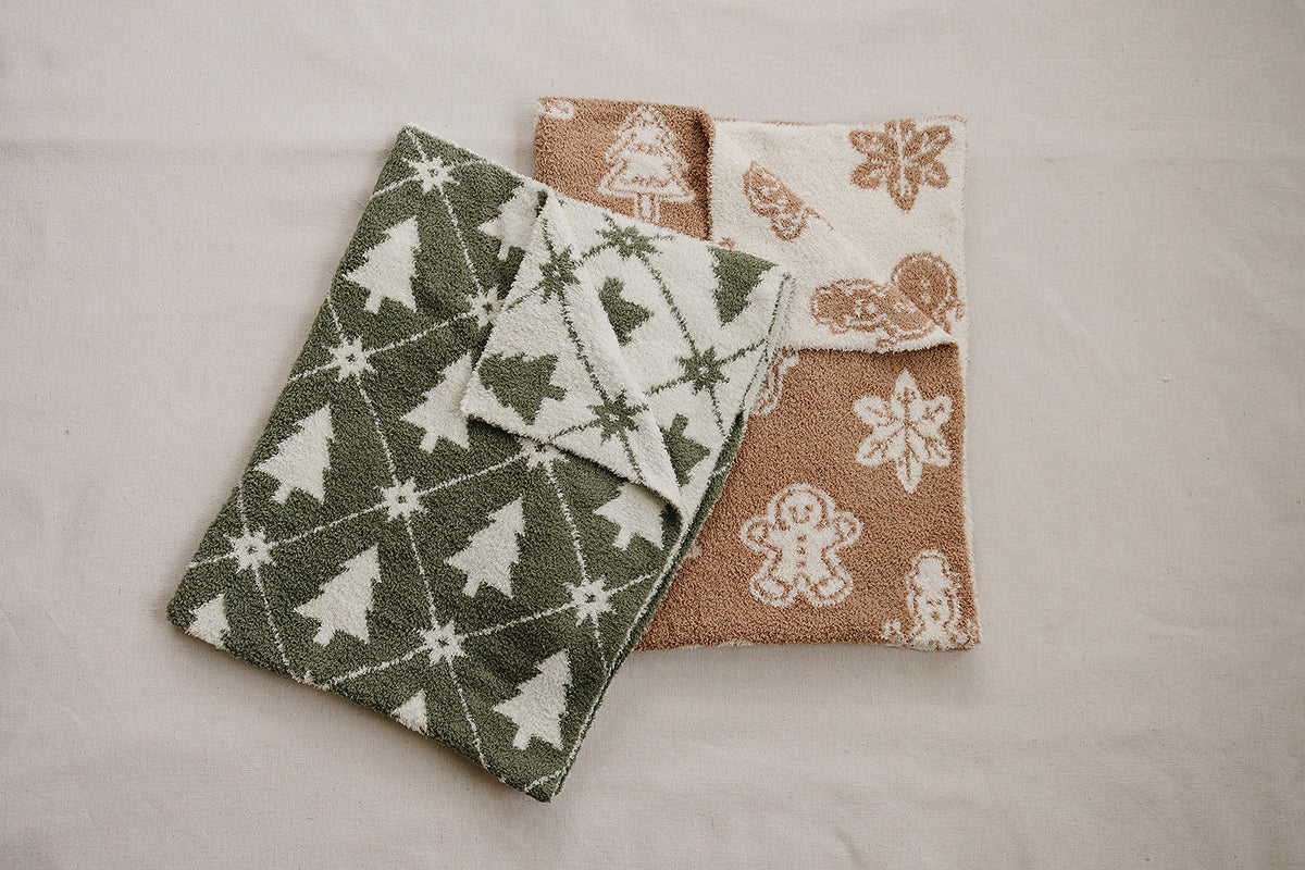 Pines Plush Blanket by Mebie Baby