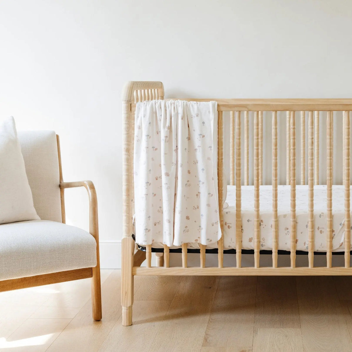 MINKY STRETCH LUXE CRIB SHEETS Saranoni 