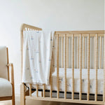 MINKY STRETCH LUXE CRIB SHEETS Saranoni 