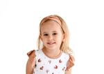 Bubble Baby Macaque | Flutter Bodysuit Dress - 