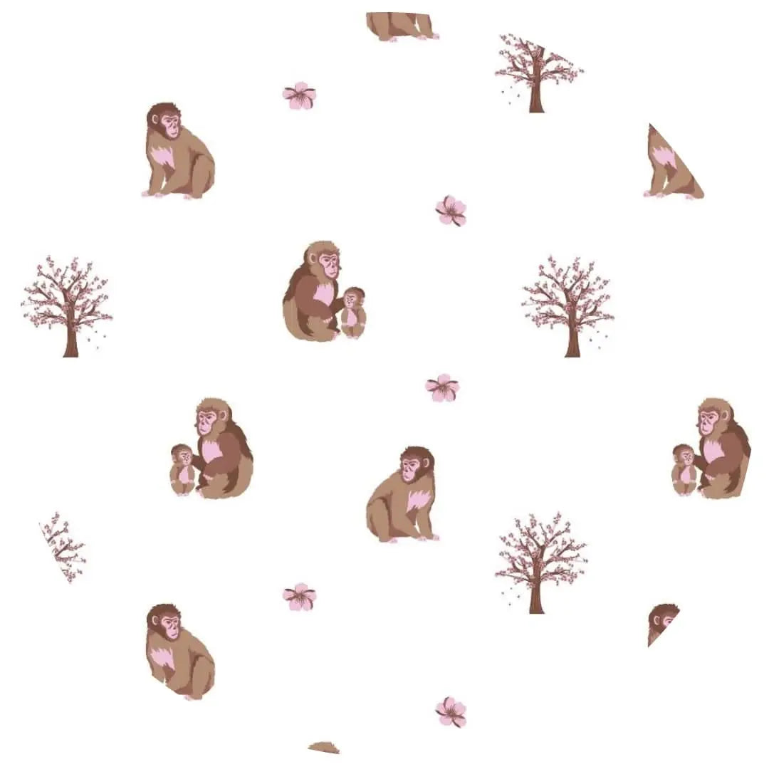 Bubble Baby Macaque | Short Sleeve Bubble Romper - 