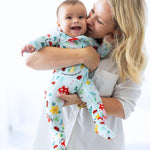 Organic The Second-Skin Footie | Magic Mushroom by Raising Mama at Everetts Place