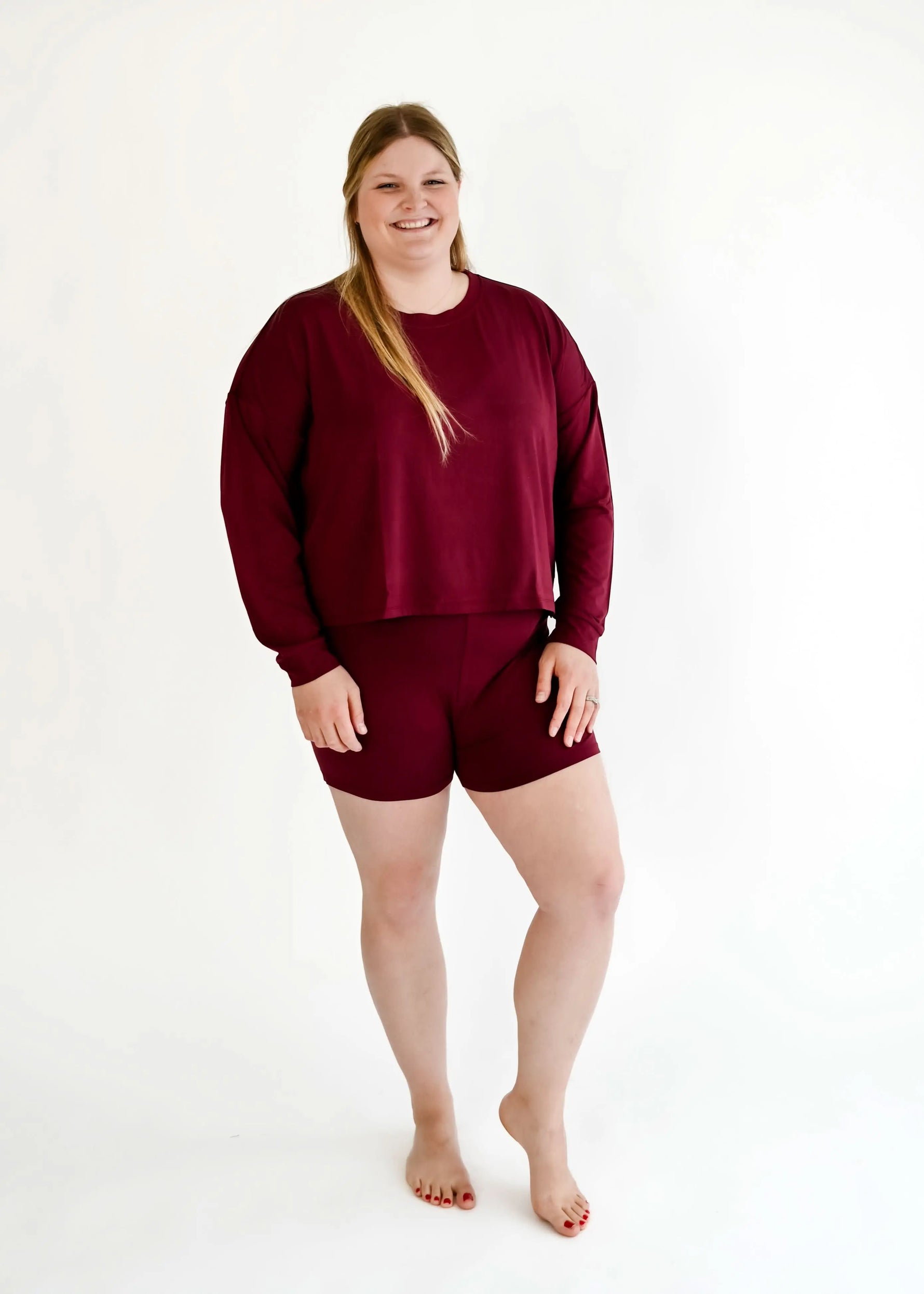 Bubble Baby Mahogany | Adult Biker - Shorts - 