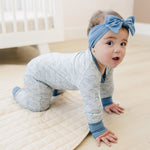 Little Joy Co. Making Waves Bamboo Zippy Romper For Babies 9 To 12 Months - Apparel & Accessories > Clothing > Baby & Toddler Clothing > Baby One-Pieces