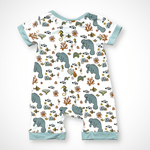 Manatee Shorty Romper | Bamboo by Kolorful