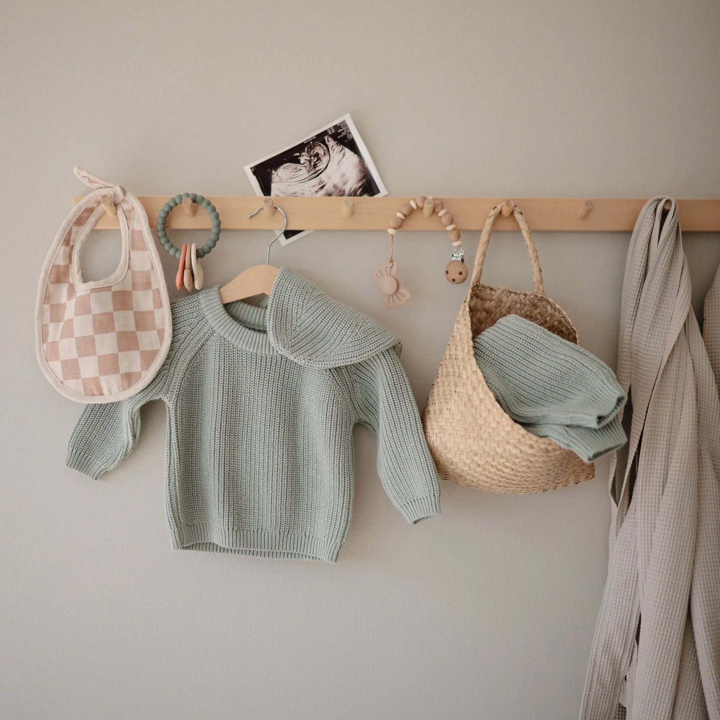 Muslin Bibs for Babies with Dual Snap Closure - Soft and Absorbent Multi-Layered Design Mushie