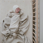 Mushie Extra Soft Muslin Crib Sheet for Baby 100% Cotton Breathable and Cozy - Home & Garden > Linens & Bedding > Bedding crib sheets