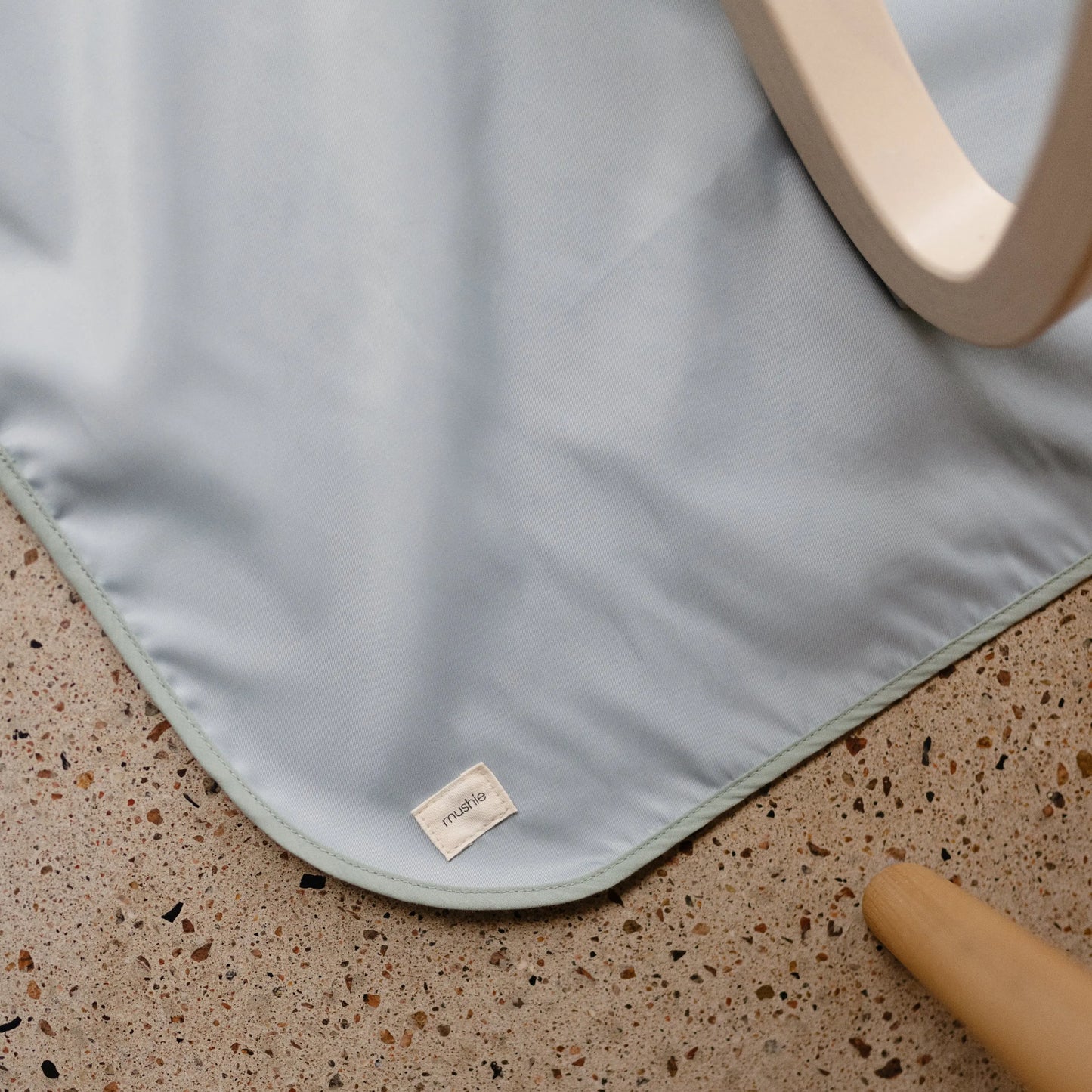 Splat Mat for High Chairs and Arts and Crafts Water Resistant Polyester Easy to Clean Machine Washable Mushie