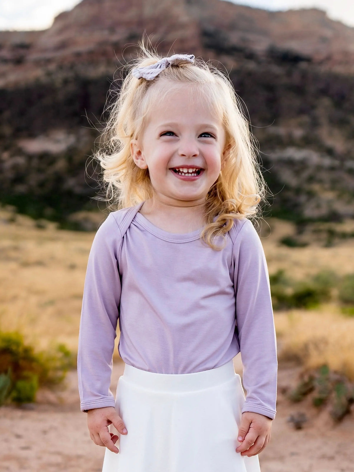 Bubble Baby Mauve | Long Sleeve Bodysuit - 