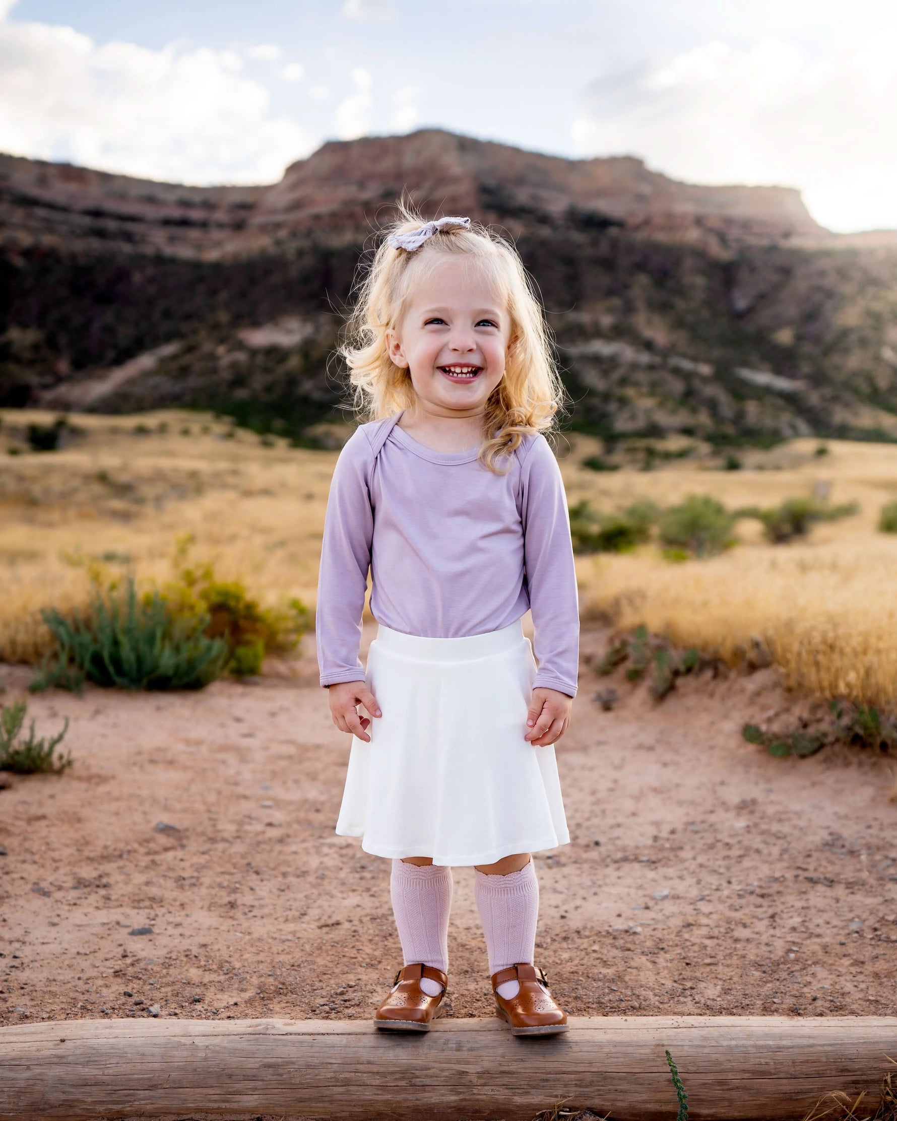 Bubble Baby Mauve | Long Sleeve Bodysuit - 