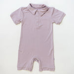 Bubble Baby Mauve | Polo Romper - 