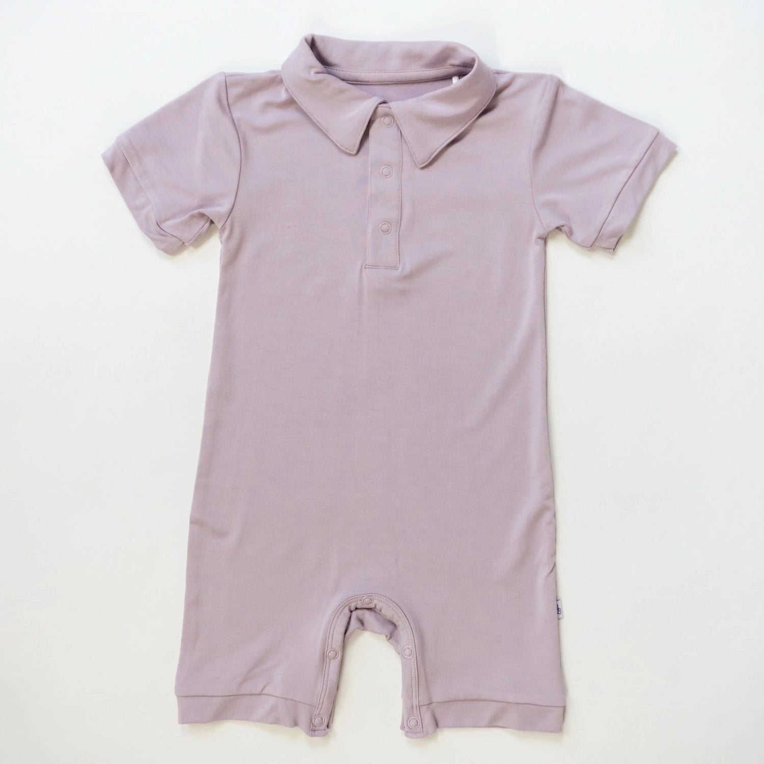 Bubble Baby Mauve | Polo Romper - 