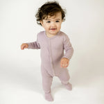 Mauve | Snap Footie - Sleeve, Baby & Toddler Clothing, Child, Pink, Overall | Everetts Place