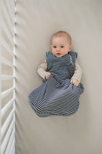 Navy Stripe Bamboo Sleep Sack by Mebie Baby at Everetts Place