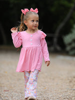 Halloween Ghost Girls Bell Bottom Pant Set Ruffle by Rylee Faith Designs