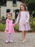 Halloween Ghost Girls Bell Bottom Pant Set Ruffle by Rylee Faith Designs