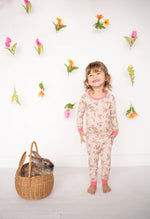 Dreamlet Meadow Bunny Two Piece Bamboo Set For Newborns - Apparel & Accessories > Clothing > Baby & Toddler Clothing > Baby & Toddler Sleepwear Two Piece PJs