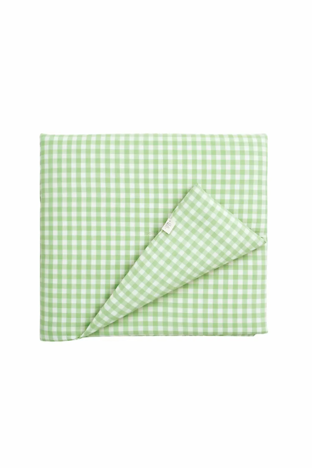 Meadow Green Crib Blanket Gingham Crib Quilted Blanket Made From 100 Percent Cotton Little Mae & Co 