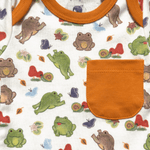 Frog Bodysuit and Shorts | Organic Pima Cotton by Kolorful