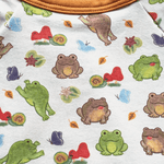 Frog Kimono Shorty Romper | Organic Pima Cotton by Kolorful