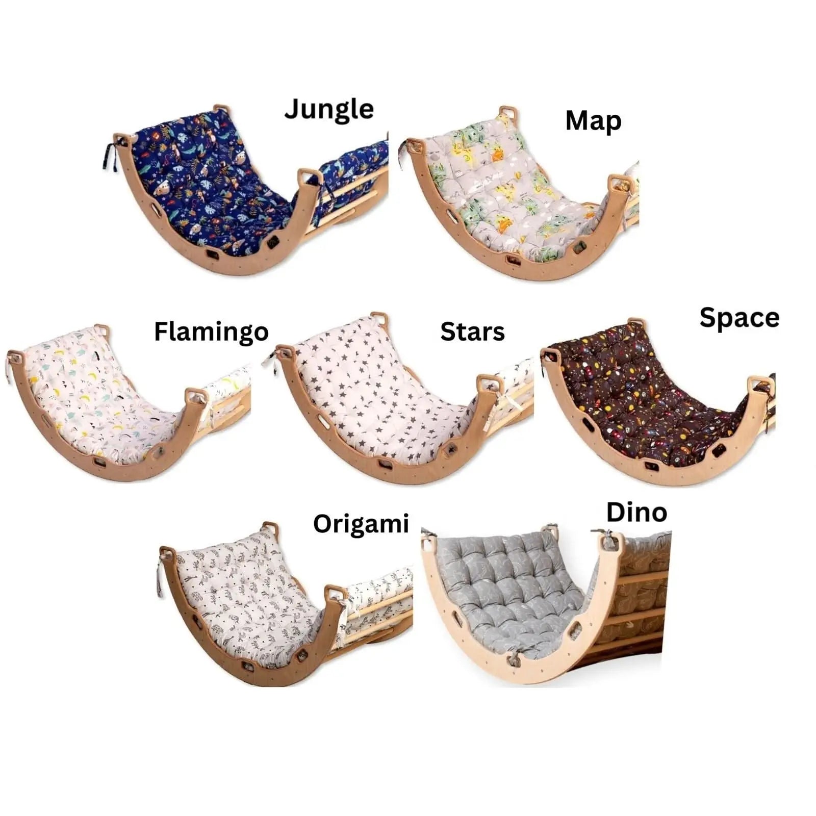 Medium Montessori Climbing Arch And Rocker Pillow Ramp Set Kidodido Everetts Place: Online Boutique